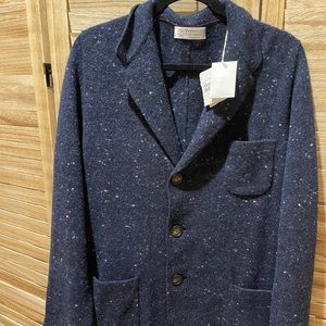 Mens Brunelll Cucinelli navy blazer